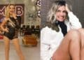En plano picado, Fanny Lu enseñó su escote con ajustado vestido de tigresa