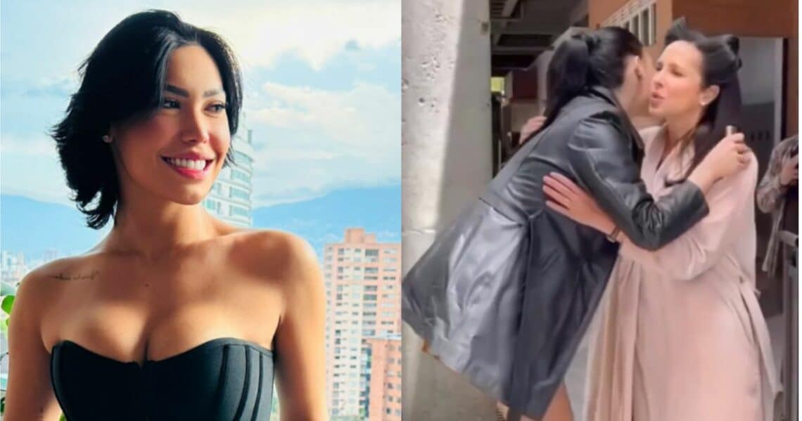 A Paola Turbay se le hizo imposible no reírse cuando la cantante Ana del Castillo le cantó una serenata y se le olvido la letra