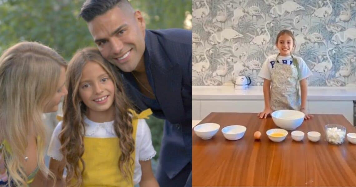 Dominique, la hija de Falcao García se destacó por su habilidades culinarias sorprendió a todos con una receta muy colombiana