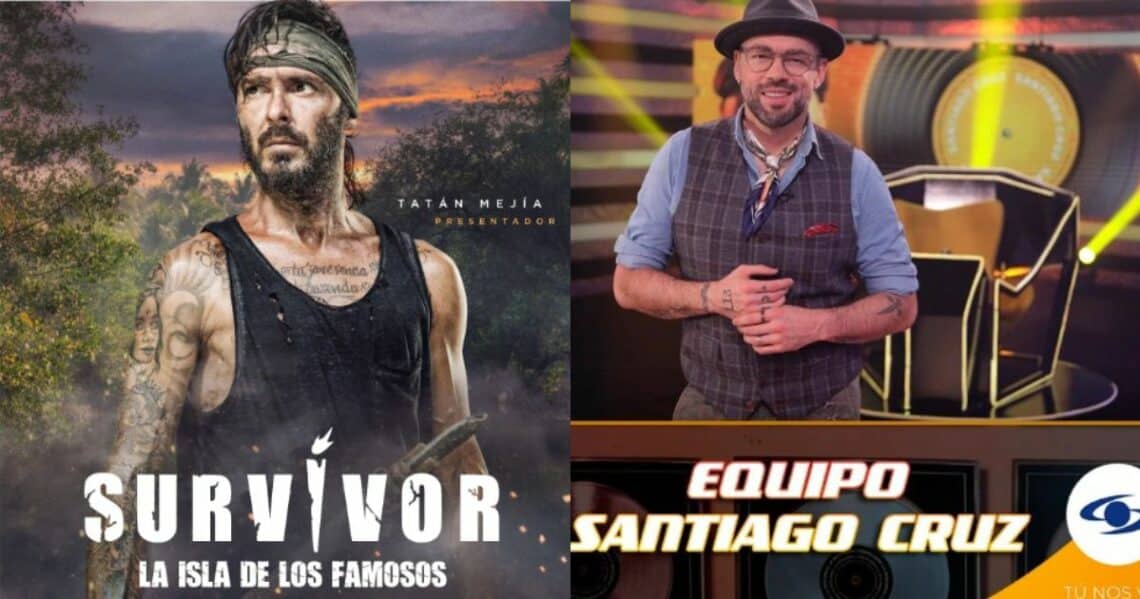 Los dueños de la noche colombiana: Tatán y Santiago Cruz, dos amigos que ahora competirán en programas distintos: Survivor y La Descarga