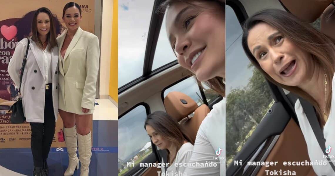 Lina Tejeiro compartió la divertida reacción de su manager ante una canción subida de tono