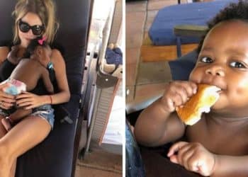 Johana Bahamón celebró el primer año de Evelyn con su verdadera madre