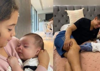 A sus 2 meses, la abuela de Samuel Rodríguez mostró su sonrisa