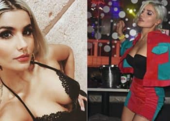 A Martina la Peligrosa le quedó pequeña la tanga y se le vio el tatuaje de la pelvis