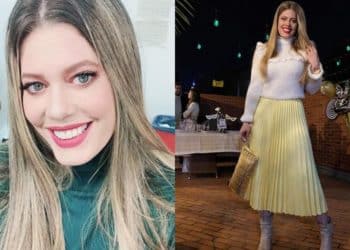 Lorna Cepeda recibió piropos por mostrar sus piernas con un vestidito