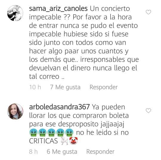 Reclamos y críticas a Paola Jara y a Jessi Uribe