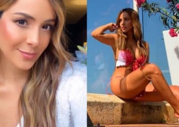 La presentadora Sandra Mazuera subió foto sin filtro y le vieron el párpado muy arrugado