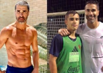 Musculosos: Juan Pablo Ángel presumió a su hijo sin camiseta, mostrando que ya todo le creció