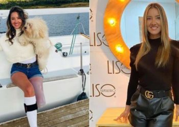 Daniella Álvarez posó en falta y ombliguera