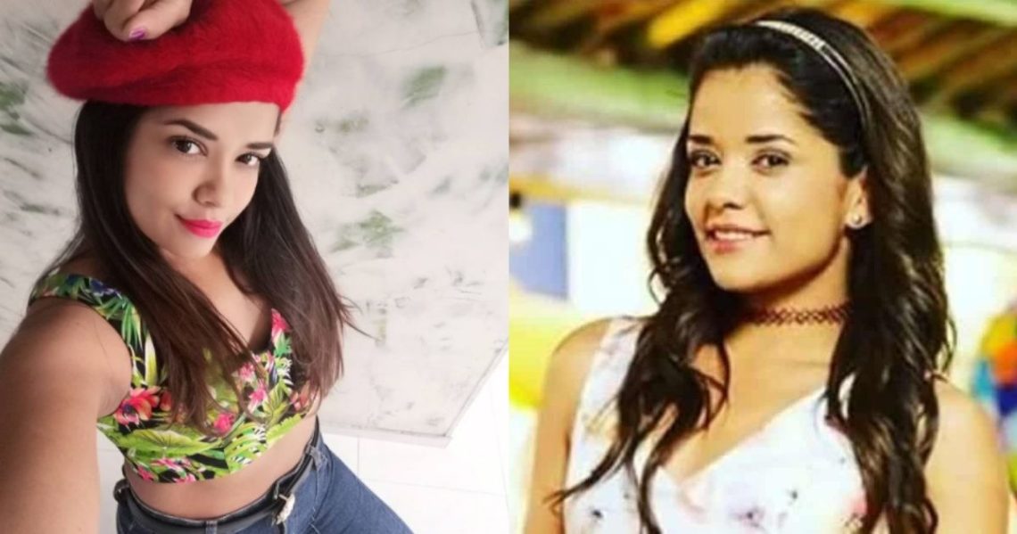 Emilia Ceballos presumió su silueta curvy en ajustada trusa