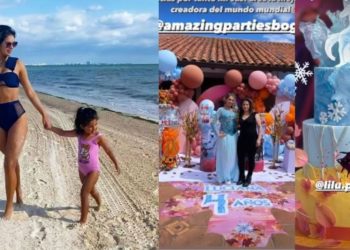 Alejandra Serje celebró el cumpleaños de su hija por todo lo alto