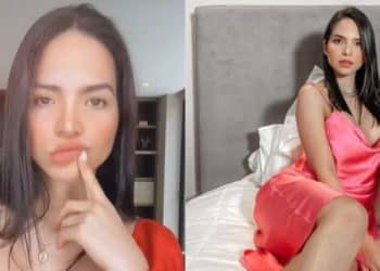 Mafe Romero dejó ver ropa interior en trajecito