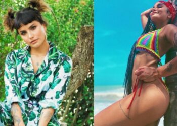 Bailando con sensualidad: Martina La Peligrosa usó top sin brasier y se le marcó el busto