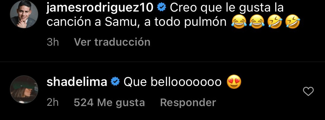 Hijo de James Rodríguez, impresionó al cantar “a todo pulmón” y hasta Shannon de Lima reaccionó