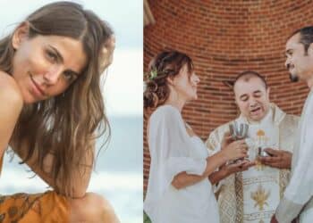 María Fernanda Yepes se decidió a mostrar las fotos de su boda lejos de la civilización.