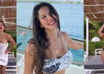 Caterin Escobar presumió su figura con un atuendo pequeño en Instagram y se convirtió en tendencia