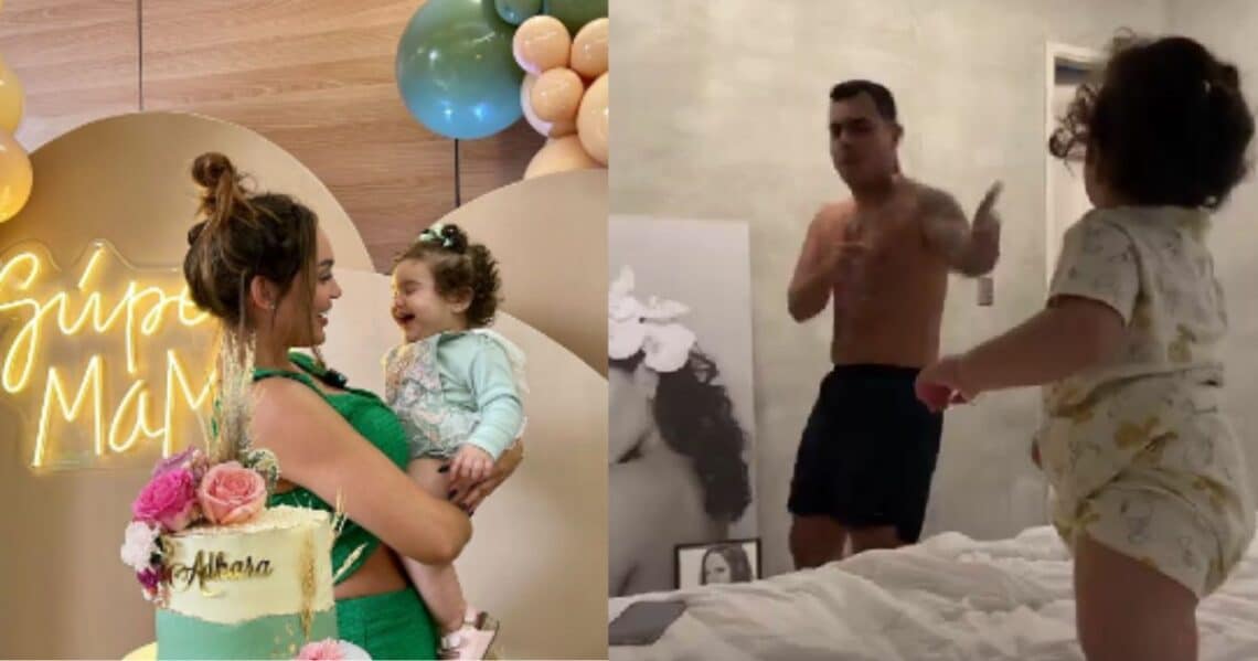!Tremenda actriz! Andrea Valdiri compartió un video de Adhara mostrando su talento.