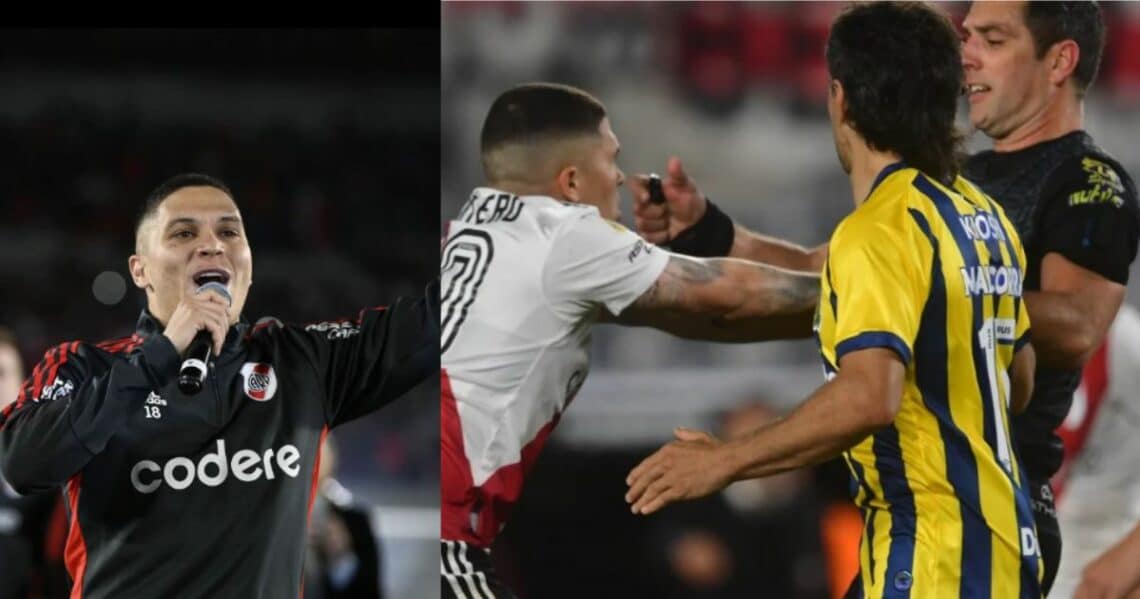 Juan Fernando Quintero, dio una patada al árbitro y fue expulsado