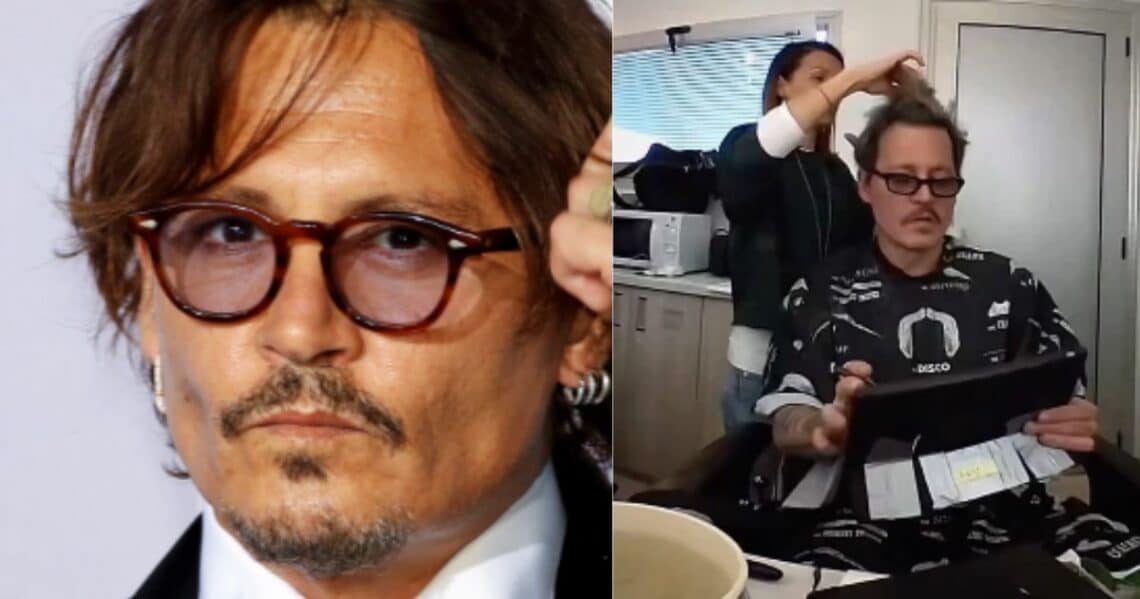 El sorprendente cambio del look de Johnny Depp