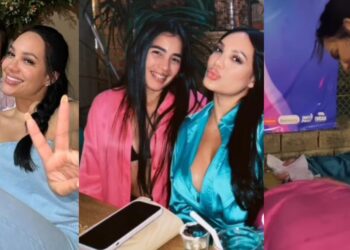 Andrea Valdiri salió de fiesta con su suegra, pero se pasaron de copas