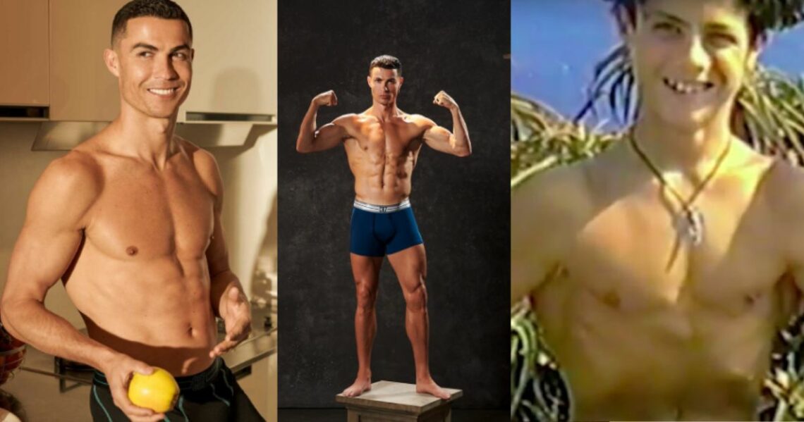 Cristiano Ronaldo: la asombrosa transformación física del mejor jugador del mundo