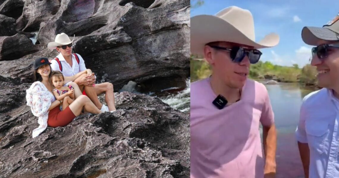 Rigo llevó a Pogacar a tirar charco a Caño Cristales junto a Mario Sábato