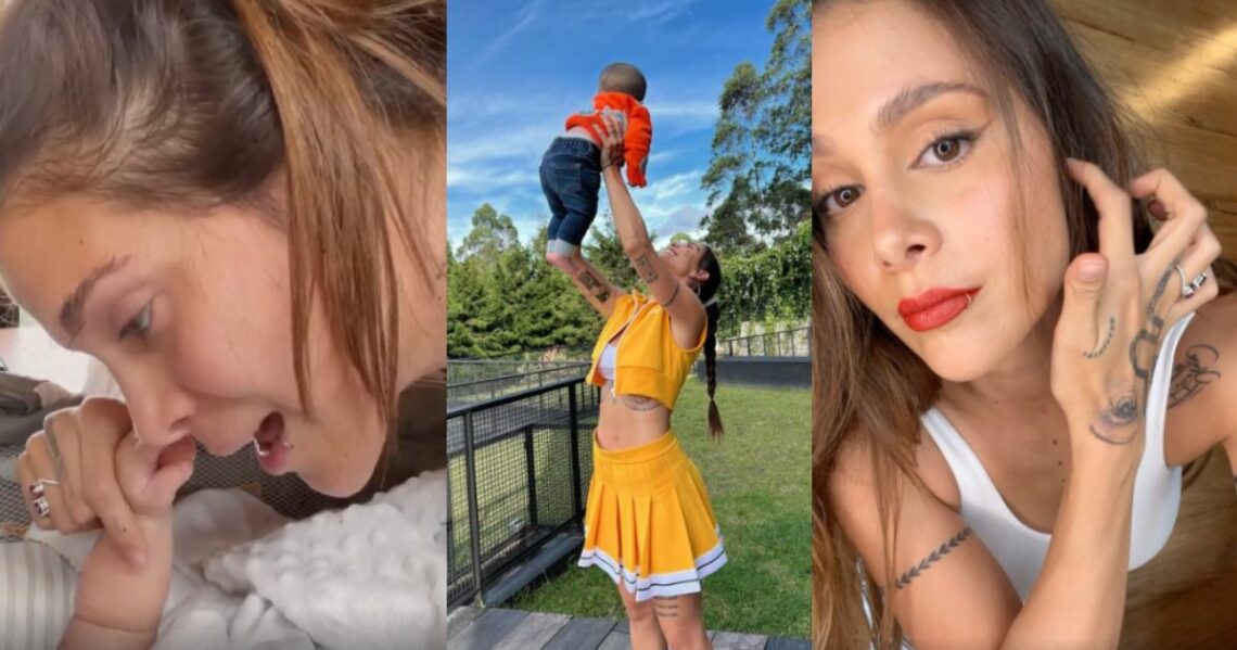 La cantante Greeicy Rendón cautivó a sus fans con un video de Kai comiendo