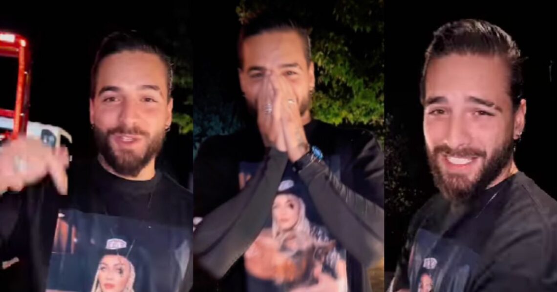 Maluma mostró el momento en el que recibe su carro soñado