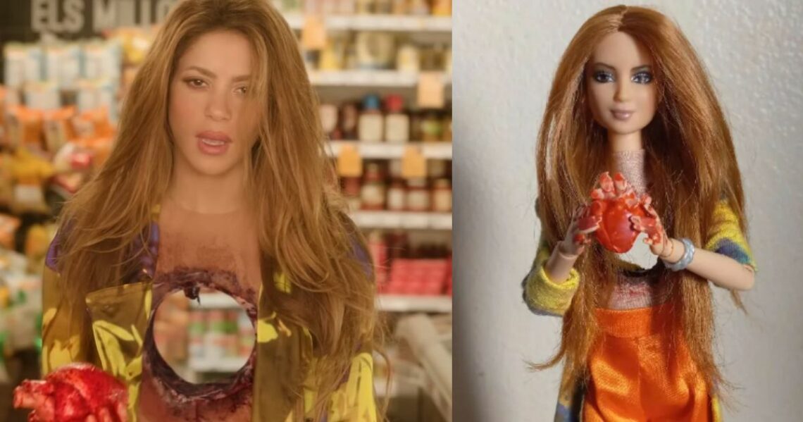 Shakira tiene su propia versión de la muñeca de su nueva canción 'Monotonía'