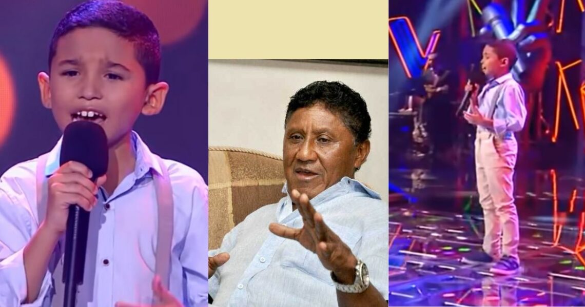 Samuel David, concursante de 'La voz kids', es el sobrino de un famoso cantante vallenato