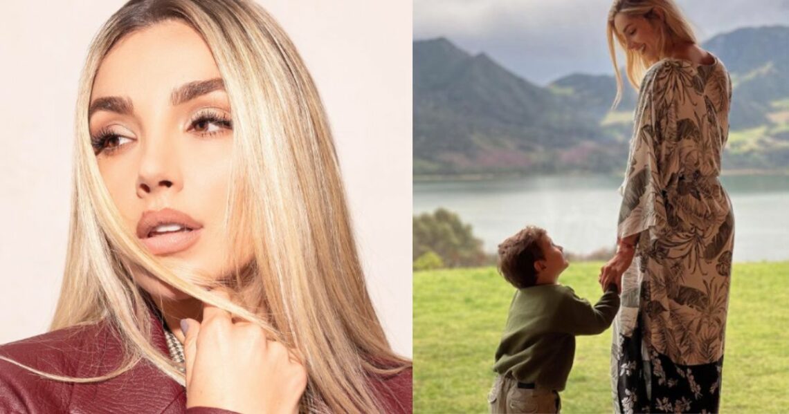Melina Ramírez posó junto a su hijo Salvador para la portada de una revista: 'Me derrito'