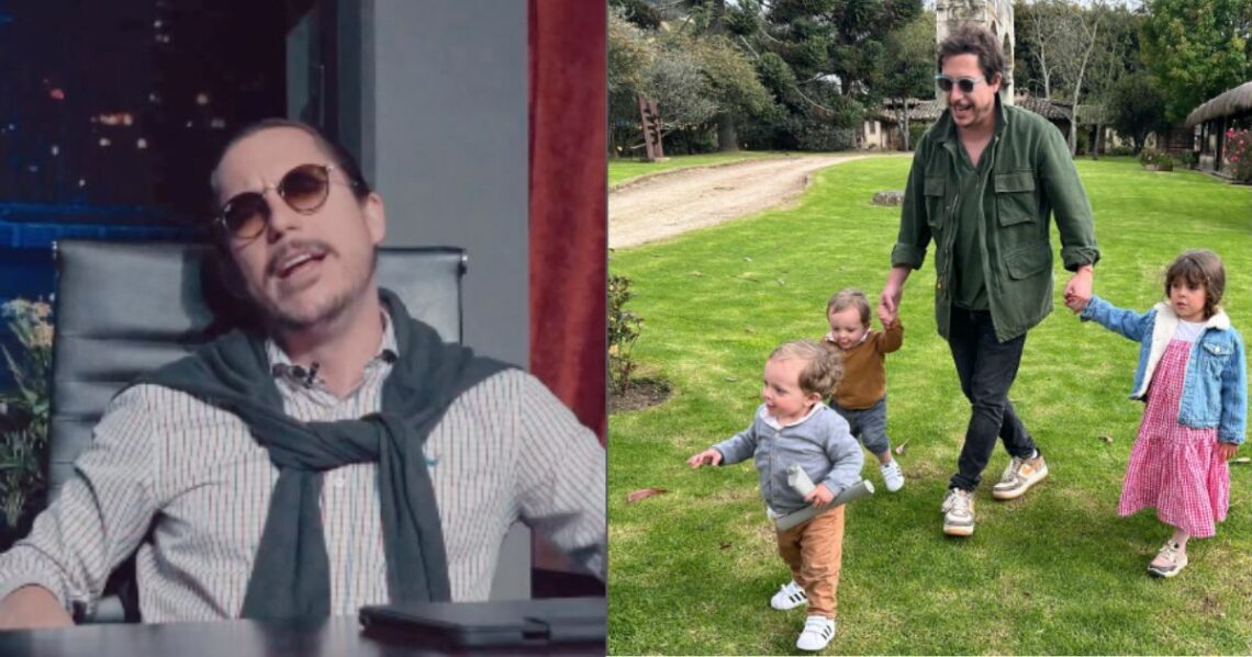 Alejandro Riaño se ha convertido en padre de nuevo, se le agrandó la familia