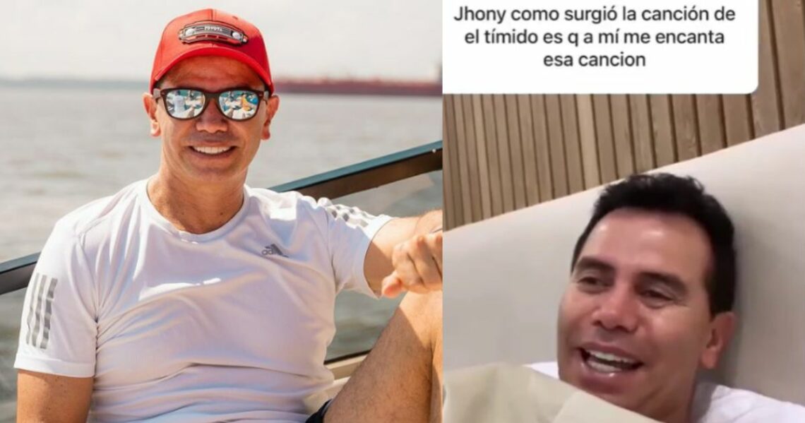 El cantante Jhonny Rivera cuenta la historia de cómo surgió su tema musical 'Tímido'