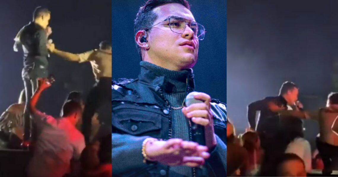 ¡Vamos a calmarnos mi gente! Así se vivió un tiroteo en pleno concierto de Yeison Jiménez