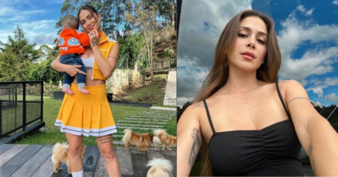 El hijo de Greeicy Rendón cautivó a todos a punta de carcajadas