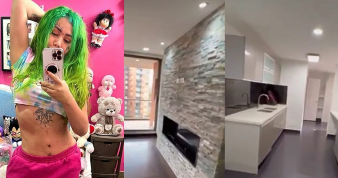 Yina Calderón presumió en redes sociales su nueva casa ubicada en Medellín