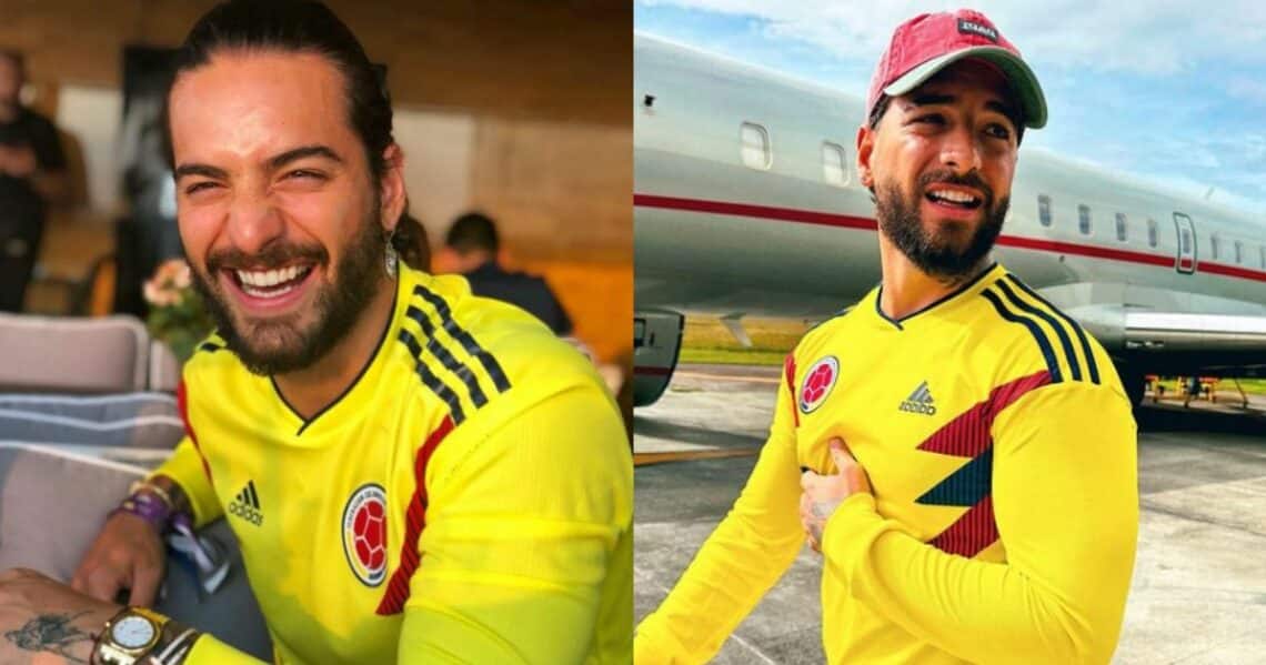 Maluma publicó una fotografía con la camiseta de la selección colombiana: "Ya nos vemos en Qatar"