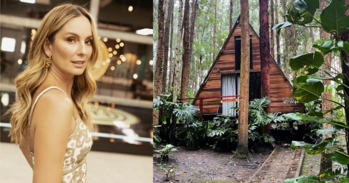 Claudia Bahamón muestra su magnífico y lujoso hotel ubicado en medio del bosque