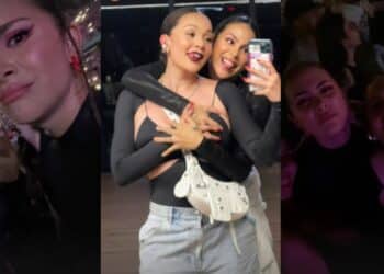 Una actriz intentó besar a Greeicy y a Lina Tejeiro en el concierto de Bad Bunny