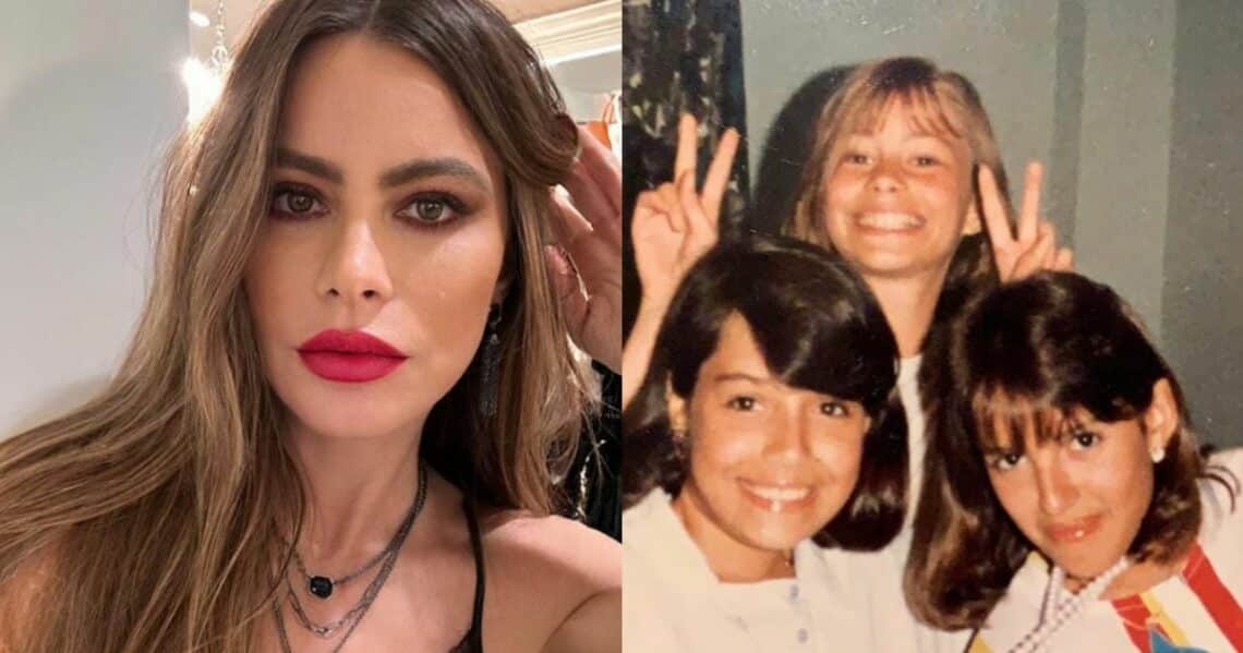 El grupo de amigas que tenía Sofía Vergara en la escuela