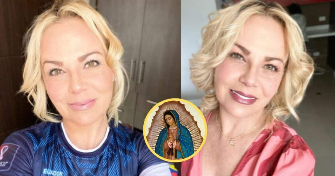 A Carolina Sabino se le apareció la virgen mientras hacía un postre