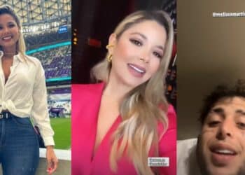 La presentadora Melissa Martínez está pasando su tiempo en Qatar con el cantante Dekko
