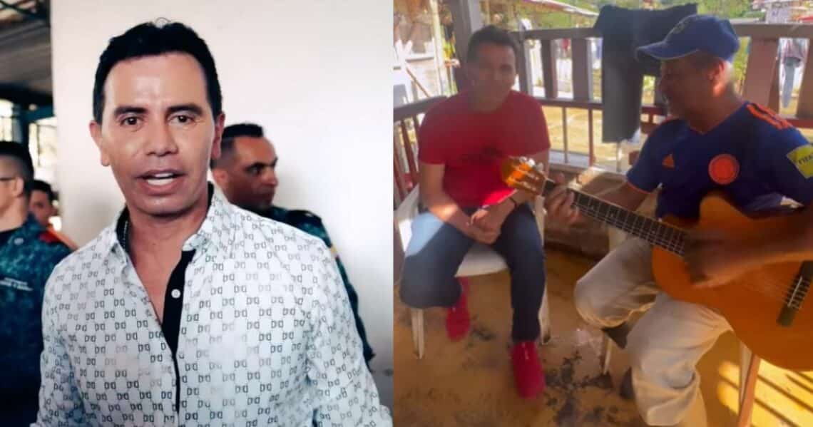 Jhonny Rivera fue aplaudido en redes sociales por ir a cantar con un músico de la región donde nació