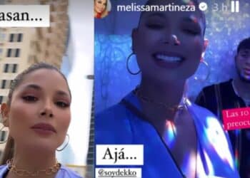"No me estén inventando novios", Melissa Martínez pidió que pararan los rumores de que tiene algo con Dekko