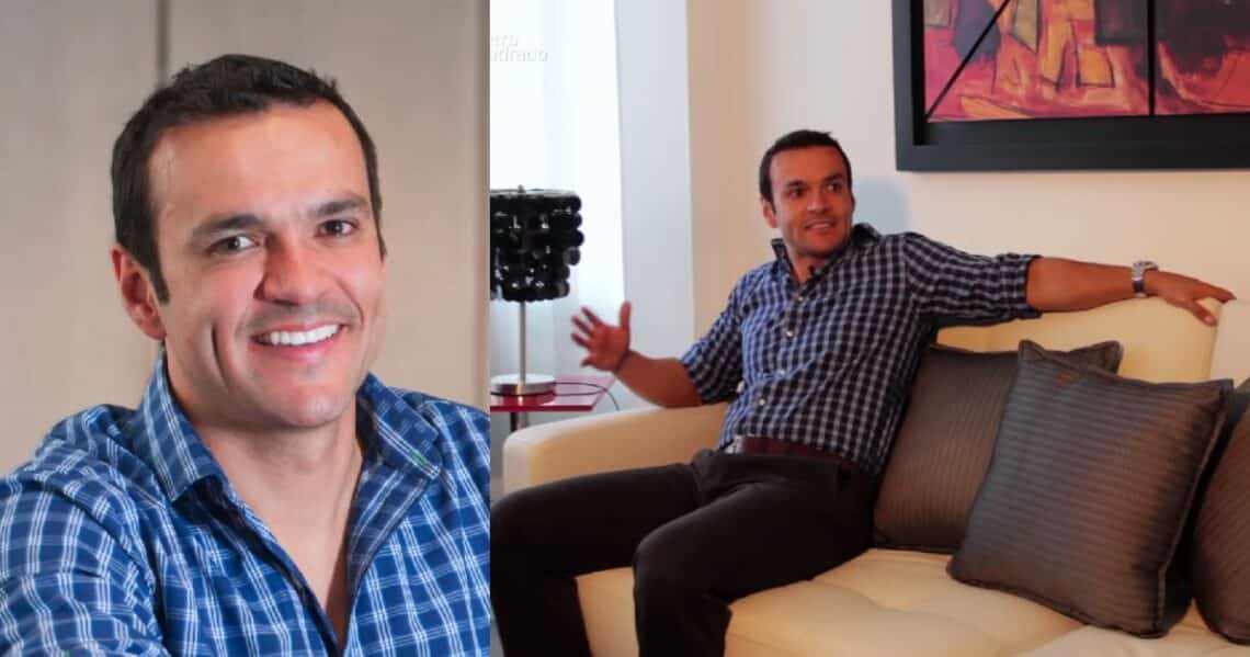 El presentador, Juan Diego Alvira hizo un recorrido mostrando su casa