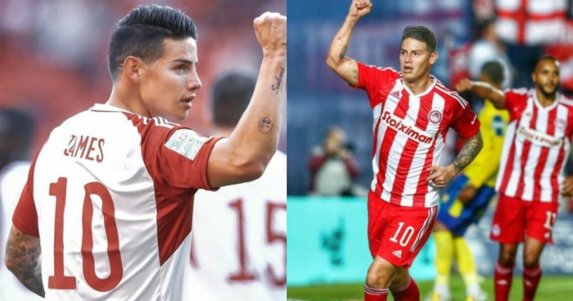 James Rodríguez está arrasando en Grecia y hasta los hinchas del rival le piden fotos