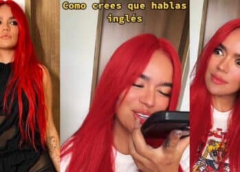 Karol G se ríe de sí misma por no saber pronunciar bien cuando habla en inglés
