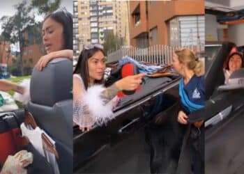 "A nadie de este conjunto le voy a dar mi ropa": Epa Colombia salió a las calles en su lujoso carro a regalar toda su ropa