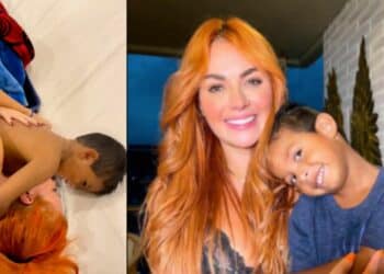 Sara Uribe y su hijo de chocolate: Jacobo