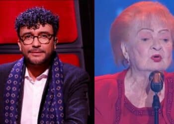Mujer de 95 años quedó encantada con la caballerosidad de Cepeda en 'La Voz Senior'
